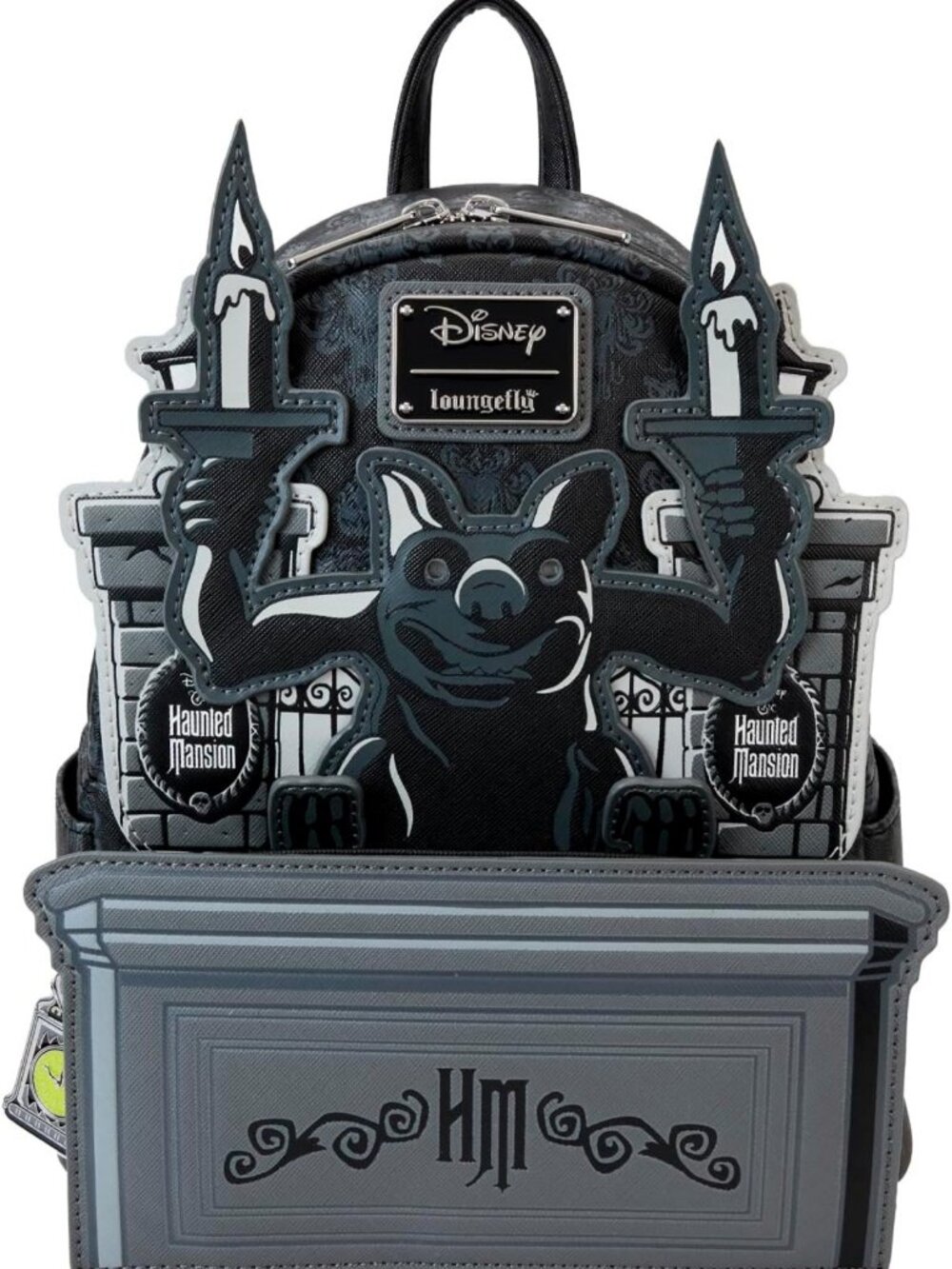 Haunted Mansion Gargoyle Wallpaper Mini Backpack | Disney-Inspired Lounge Bag